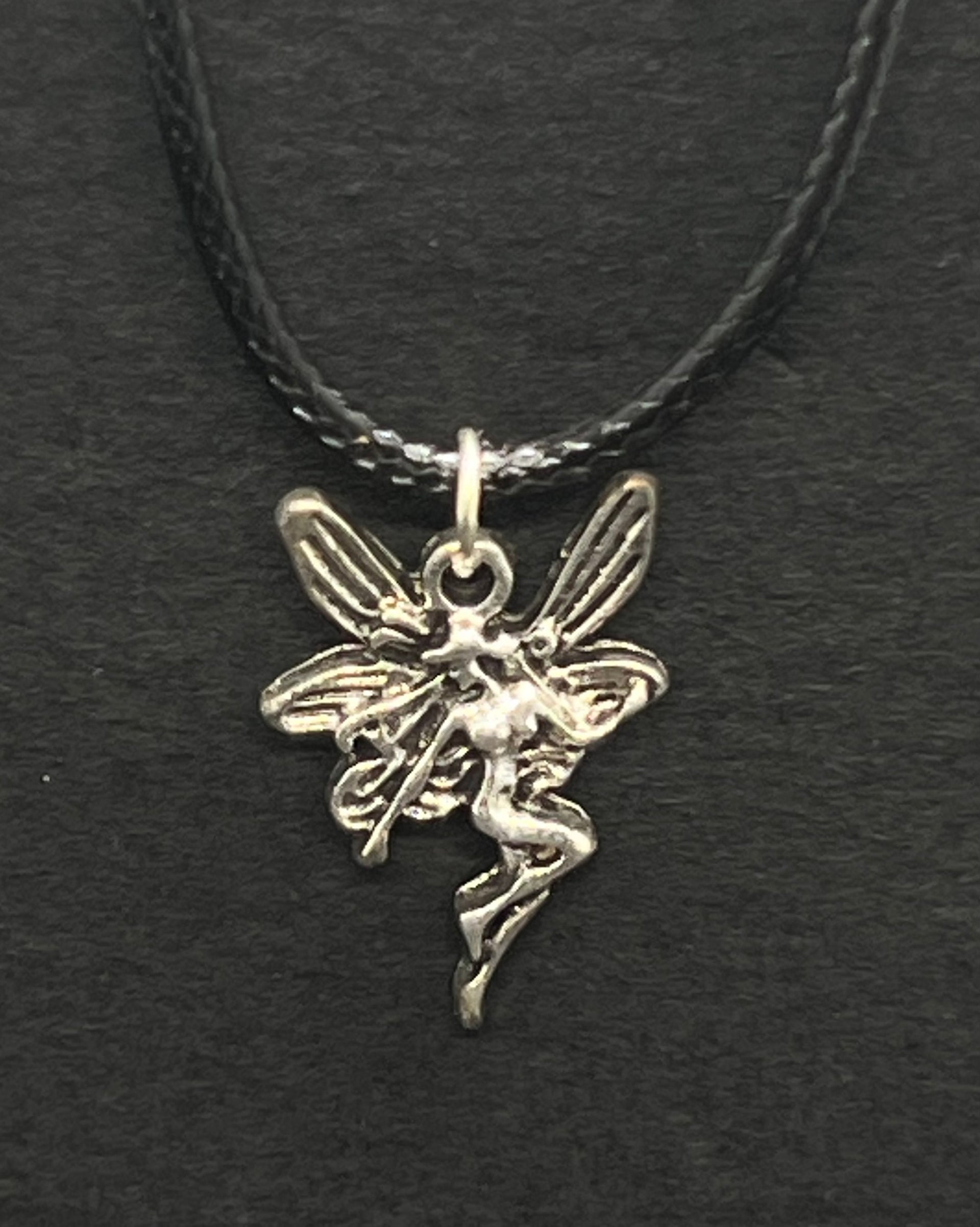 【fa.er.ie】 faerie cubic charm choker ♥2Color Claire's Crescent Moon Blue Mystical Gem Pendant & Black