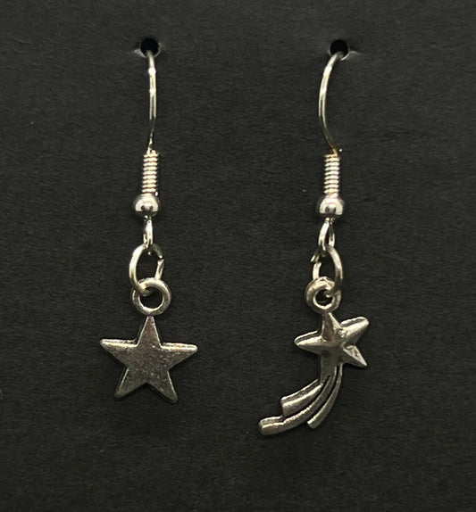 Shooting star earrings