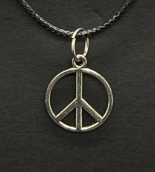 Peace sign necklace